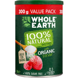 Whole Earth Sugar Substitute Granules in a pouch, offering guilt-free sweetness with zero calories and natural ingredients.