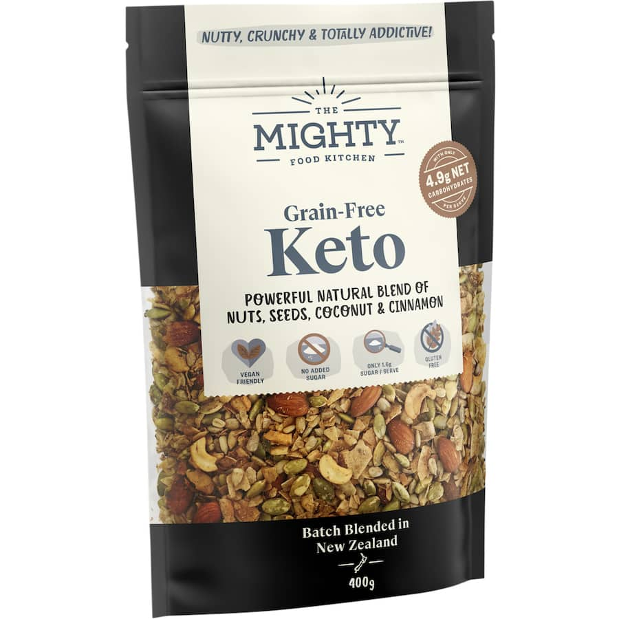 The Mighty Food Kitchen Keto Granola Grain-free