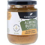 Ceres Organics Almond Butter Natural, a creamy, nutrient-rich spread made from organic almonds, perfect for healthy eating.