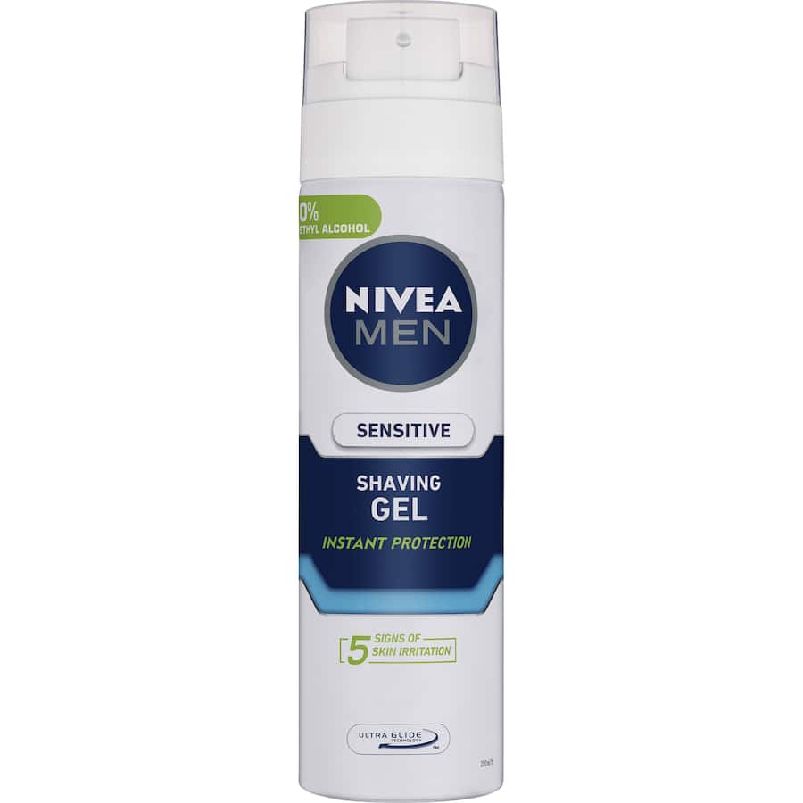 Nivea For Men Shave Gel Sensitive, infused with Chamomile and Vitamin E, ensures a smooth, irritation-free shave for sensitive skin.