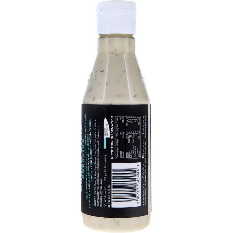 Vegan and gluten-free ranch dressing with creamy herbs and garlic, perfect for salads and pairing with buffalo wings.