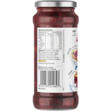 Barkers Cherry Apple & Vanilla Compote, a sweet and tart blend of fruits perfect for desserts and yogurt.