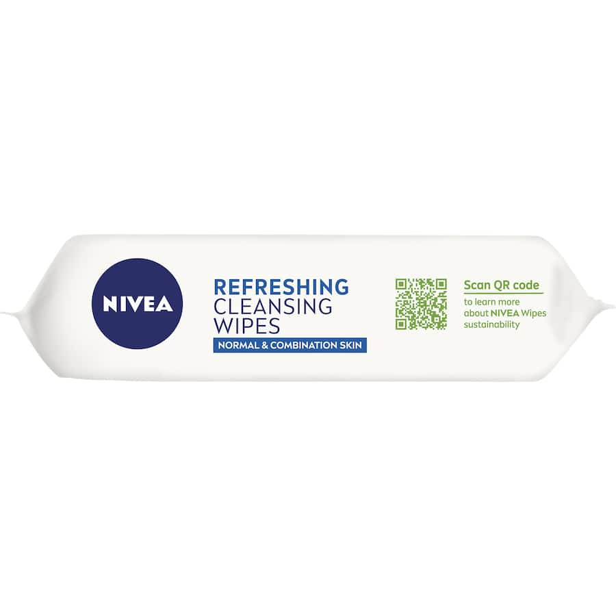 Nivea Visage Facial Wipes: eco-friendly wipes with Lotus Flower extract for gentle makeup removal from normal and combination skin.