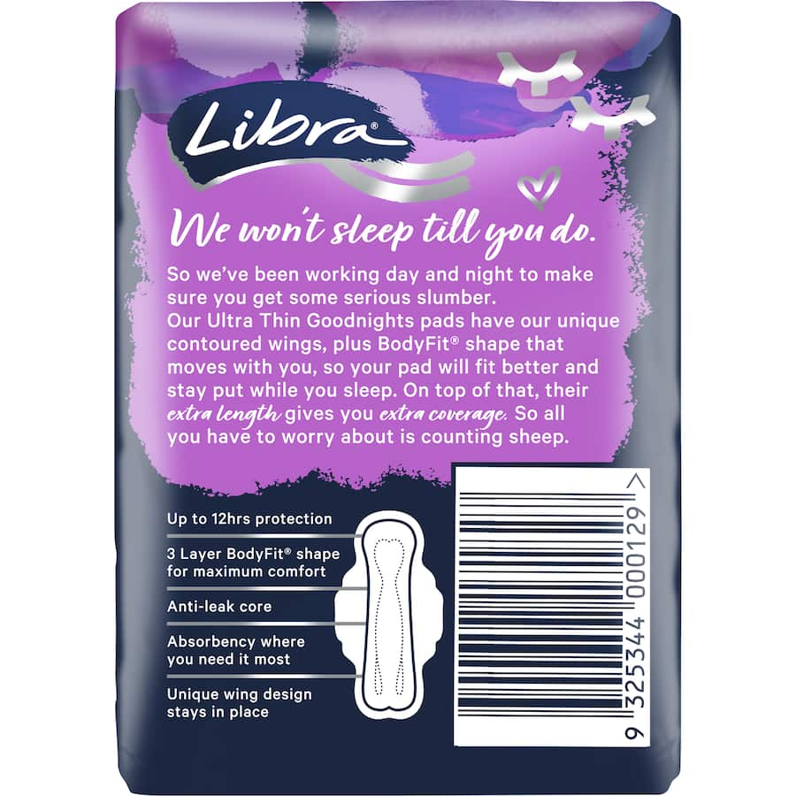 Libra Goodnights Pads Goodnights Ultra Thin