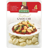 San Remo Pasta Gnocchi: gluten-free, vegan, Italian gnocchi cooks in 2 minutes for quick, gourmet meals at home.