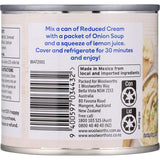 Woolworths Reduced Cream: versatile low-fat cream for cooking, baking, and delicious dips with 35% less fat.