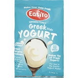 Creamy Easiyo Greek Style Unsweetened Yogurt Base, perfect for dips, dressings, and nutritious meals.