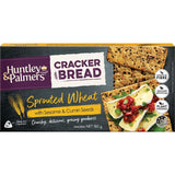 Huntley & Palmers Sprouted Wheat Crackers: nutritious, crunchy snacks made from sprouted wheat, ideal for pairing or solo enjoyment.