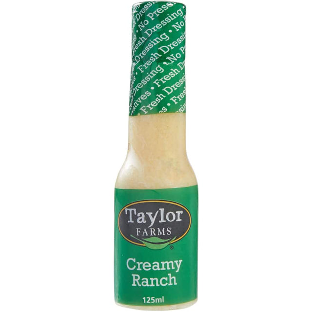 Creamy Taylor Farms Ranch Dressing made with buttermilk, garlic, and herbs, perfect for salads and dipping.