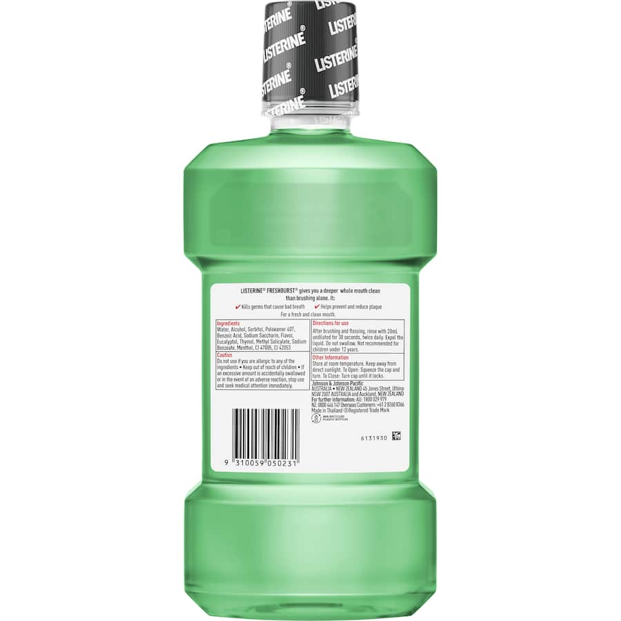 Listerine Mouthwash Fresh Burst 1L