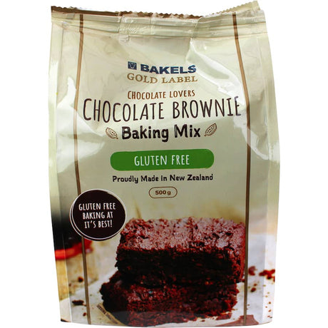 Delicious Bakels gluten-free brownie mix for rich, fudgy chocolate brownies, easy to prepare for any occasion.