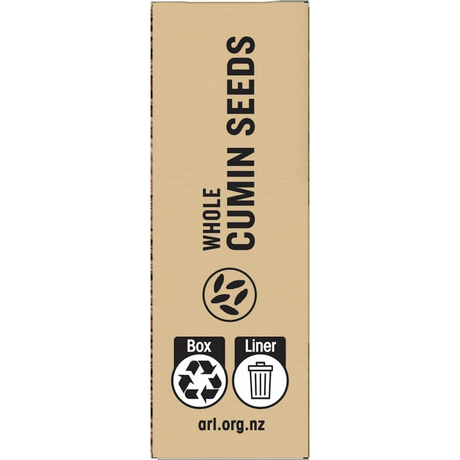 Whole cumin seeds from Greggs, offering robust earthy flavor ideal for enhancing South American, Middle Eastern, and Indian dishes.