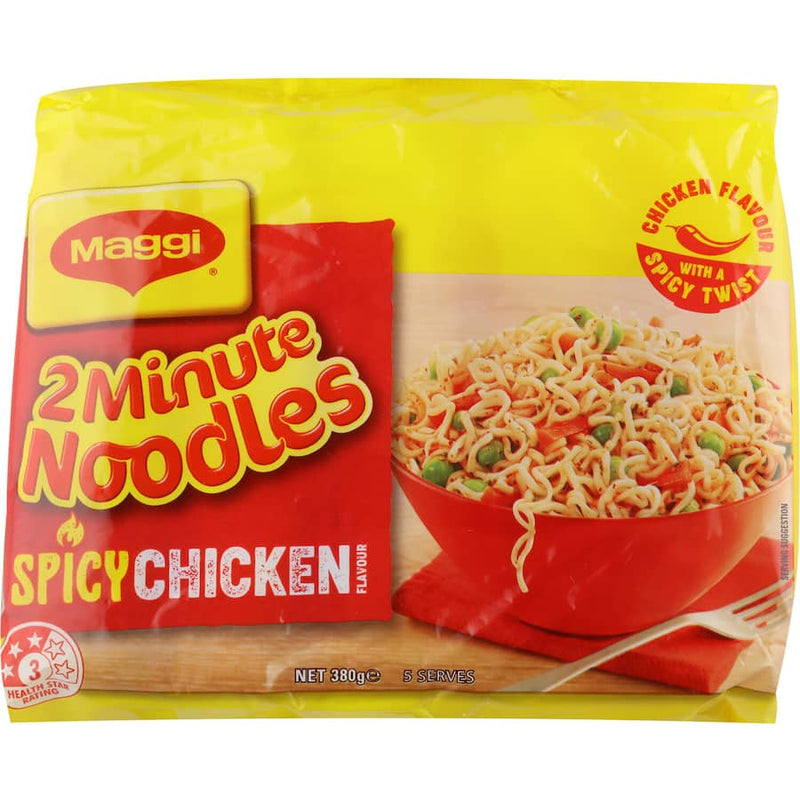 Maggi Instant Noodles Spicy Chicken Multi Pack