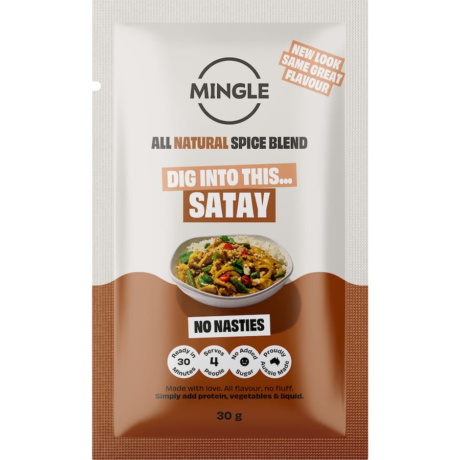 Mingle Recipe Base Satay Sachet 30g