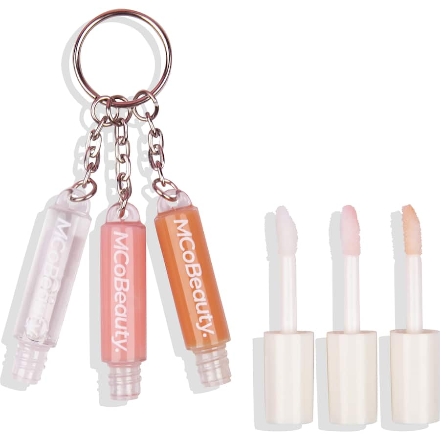 Mcobeauty Lipgloss Trio 3 In 1 Keyring Assorted