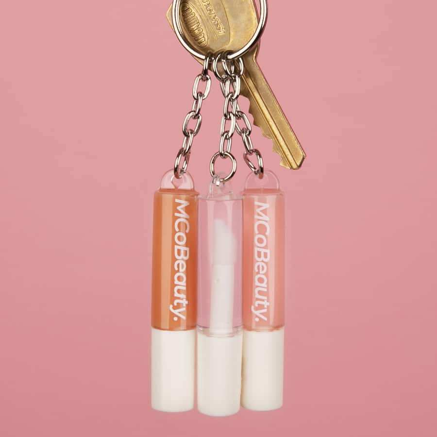 Mcobeauty Lipgloss Trio 3 In 1 Keyring Assorted