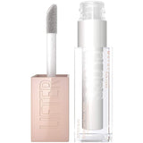 Maybelline Lifter Gloss in Pearl, hydrating lip gloss with hyaluronic acid for plump, high-shine lips and an XL wand applicator.