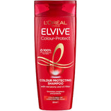 L'Oreal Paris Elvive Colour Protect Shampoo for vibrant, long-lasting color and UV protection for color-treated hair.