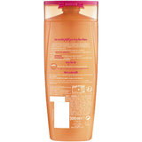 L'Oreal Paris Elvive Dream Lengths Shampoo, enriched with keratin and castor oil for repairing and nourishing long, damaged hair.