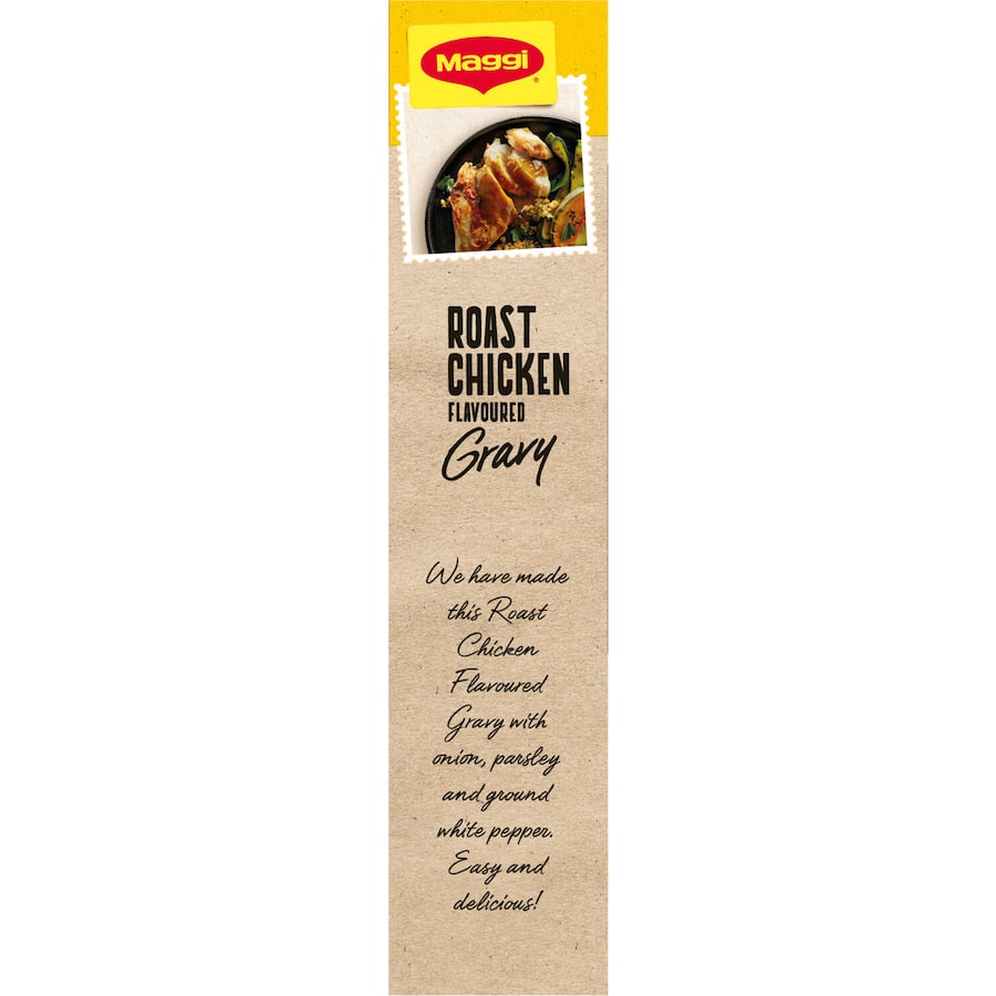 Maggi Instant Gravy Mix for Roast Chicken, quick and easy solution for rich, savory gravy in just moments.