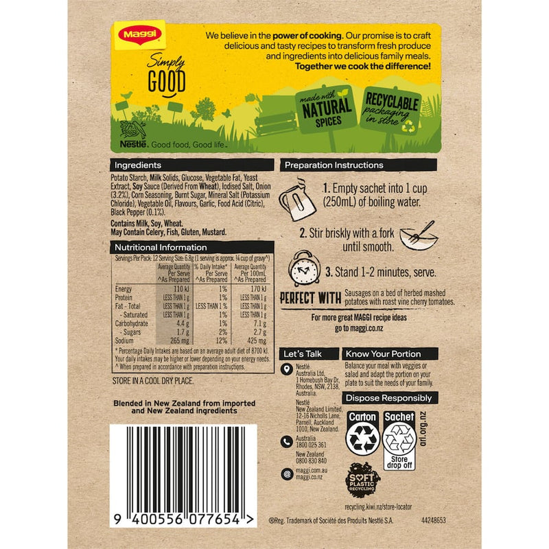 Maggi Instant Gravy Mix Roast Meat 27g