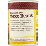 Old El Paso Mexican Mexe Beans in a bowl, showcasing pinto beans seasoned with authentic Mexican spices for flavorful dishes.