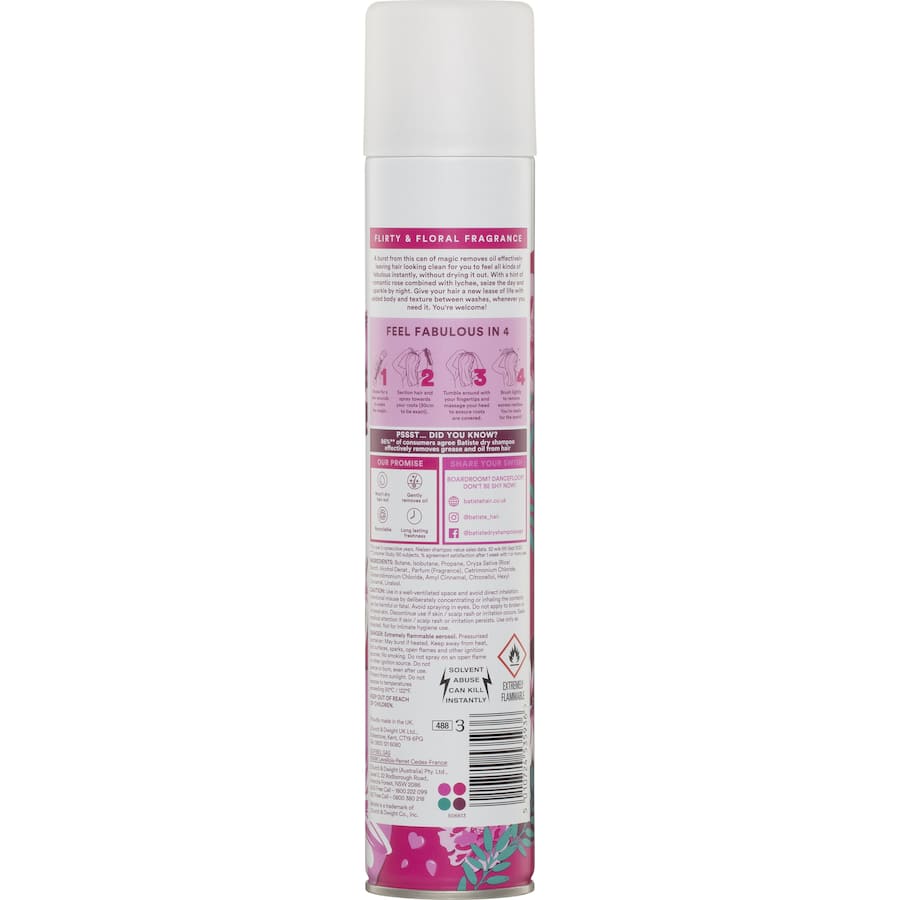 Batiste Dry Shampoo Blush Spray can 350mL