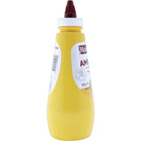 Masterfoods American Mild Mustard in a 250g bottle, ideal for enhancing hot dogs, burgers, and salads with zesty flavor.