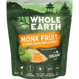 Whole Earth Raw Sugar Replacement: a low-calorie, plant-based sweetener ideal for baking and beverages.