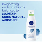 Nivea Cleansing Lotion Refreshing: Gentle cleanser with Hydramine and Lotus Flower, removes makeup while hydrating skin.