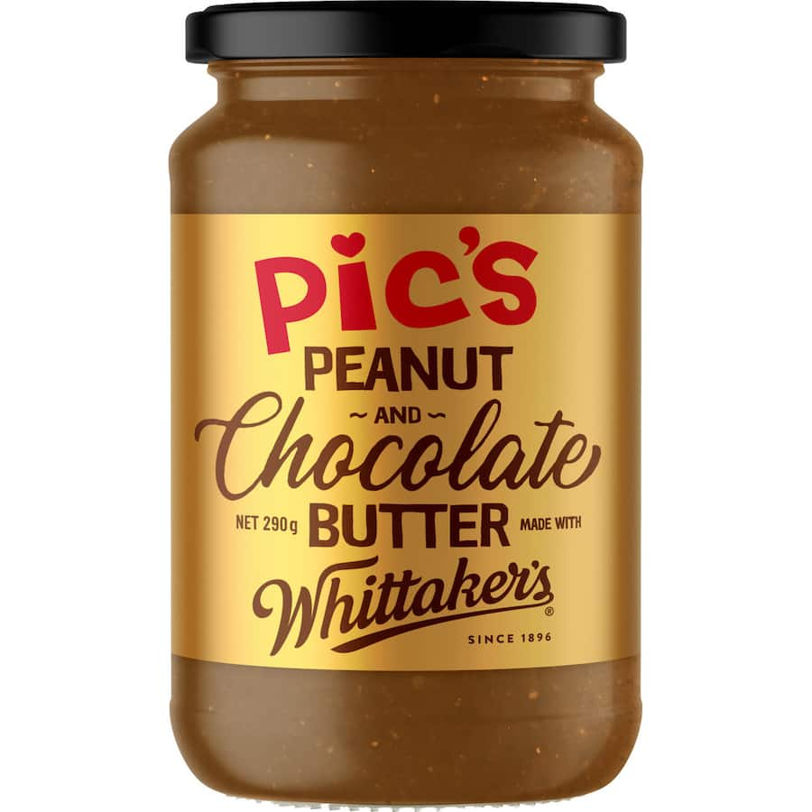 Creamy and crunchy peanut and chocolate butter blend, perfect for spreads, dips, or direct spoonfuls.