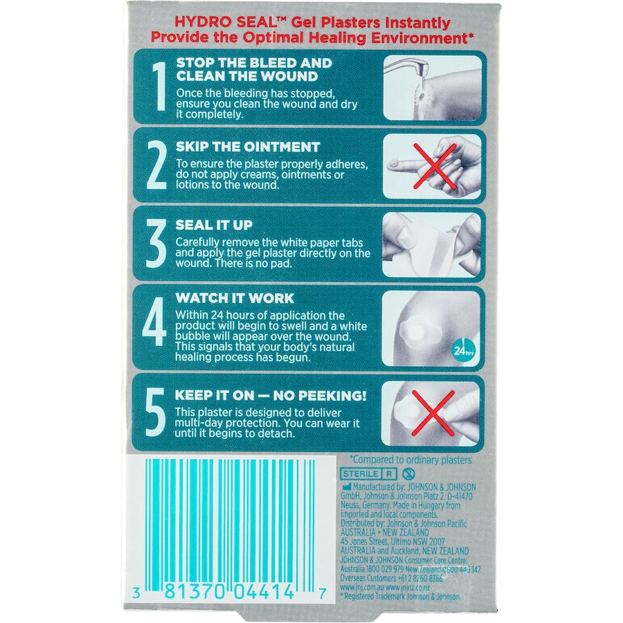 Band Aid Advanced Healing Plasters Regular provide waterproof protection and promote fast healing for cuts and scrapes.