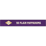 Pataks Pappadums Plain 10 pack 100g