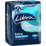 Libra Extra Pads Regular With Wings offer absorbent comfort and secure fit for medium-flow days, with innovative BodyFit® design.
