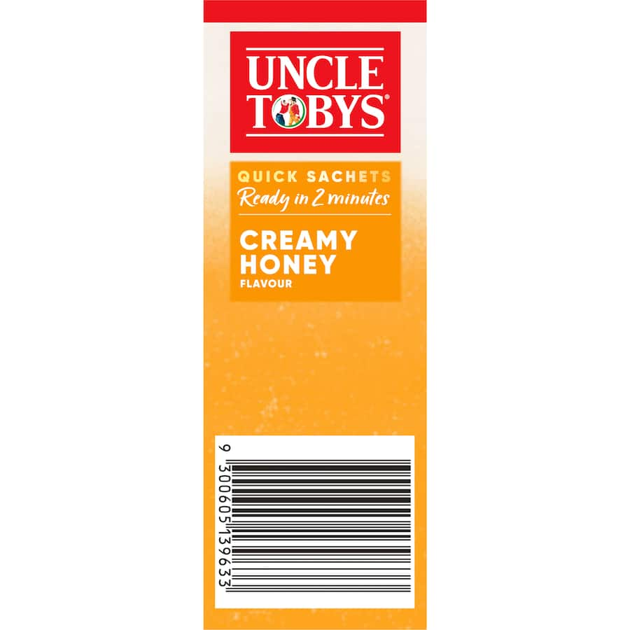 Uncle Tobys Big Bowl Oats Quick Honey