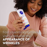 Nivea Hand Cream 3 In 1 Anti-age: Nourishing cream with Q10 complex, protects hands from UV, reduces wrinkles and age spots.