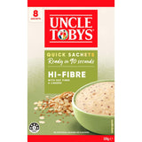 Uncle Tobys Oats Hi Fibre 8pack