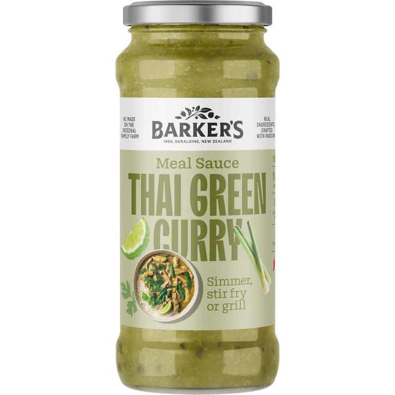 Barkers Recipe Base Thai Green Curry Meal Sauce