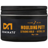 Dominate Hair Product Moulding Putty, a cruelty-free styling solution for strong, flexible hold and medium-shine finish for all hair types.