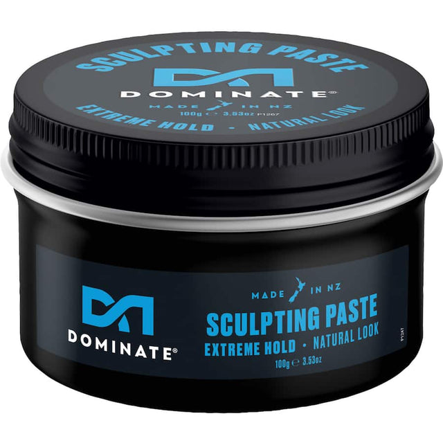 Sculpting paste for natural volume and hold, infused with green tea, ideal for short to medium hair styling.