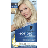 Nordic Blonde Hair Colour Extreme Lightener for achieving vibrant, icy blonde shades with nourishing, low-damage formula.