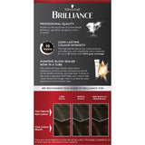 Schwarzkopf Brilliance Hair Colour 46 Coffee Brown in tube, delivers permanent rich color, grey coverage, and diamond gloss shine.