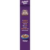 Kellogg's Sultana Bran Gluten Free cereal with juicy sultanas, crispy bran flakes, and high fiber for a nutritious breakfast.