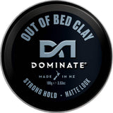 Dominate Out Of Bed Clay: Matte styling clay with sage oil for a natural, tousled look in short to medium hair.