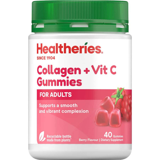 Colorful gummies designed to enhance skin health with collagen and Vitamin C for a radiant, youthful complexion.