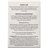 Eco-friendly Glow Lab Shampoo Bar with Keratin, Pro-Vitamin B5, and Avocado Oil for reviving damaged hair.