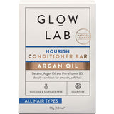 Eco-friendly Glow Lab Conditioner Bar Nourish with Argan Oil for soft, hydrated, and frizz-free hair.