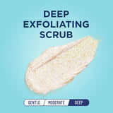 Blemish control scrub with apricot and walnut shell, gently exfoliates and cleanses for clear, radiant skin.