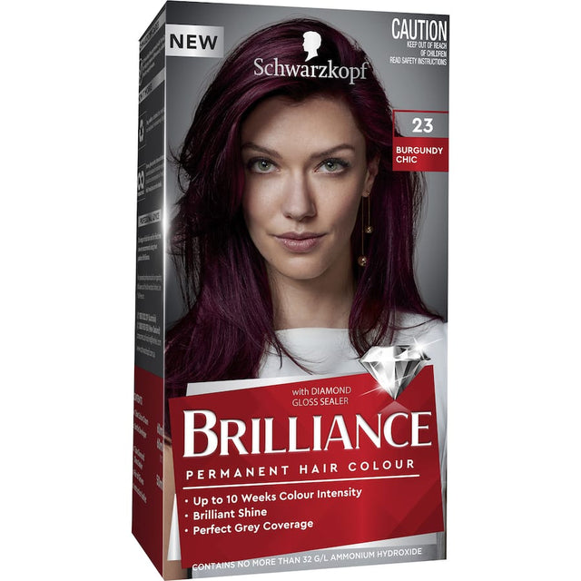 Vibrant Burgundy Chic hair dye with rich color, shine, and nourishing ingredients for healthy, long-lasting results.