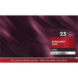 Schwarzkopf Brilliance Hair Colour 23 in Burgundy Chic offers vibrant color, shine, and perfect grey coverage for up to 10 weeks.